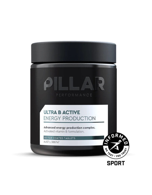 Ultra B Active · Pillar Performance · 60 cápsulas